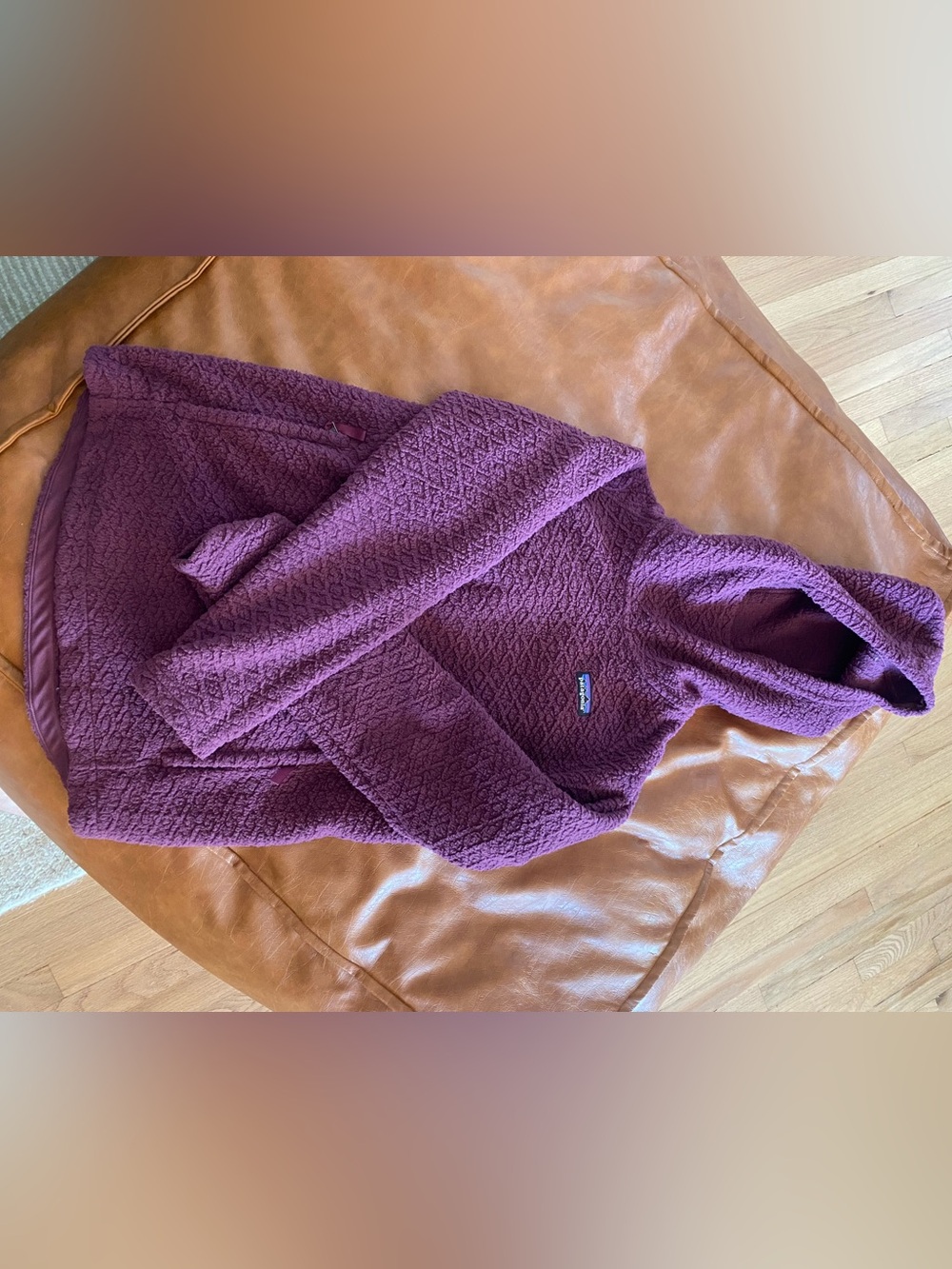 Patagonia Women's Deep Plum Textured Fleece Pullover